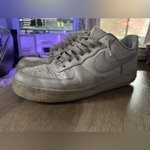 Men’s size 13 very well loved AF1.
